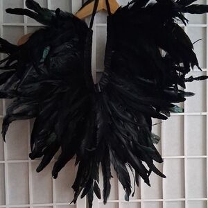 Amazing Feather Shoulder  Collar/ Cape